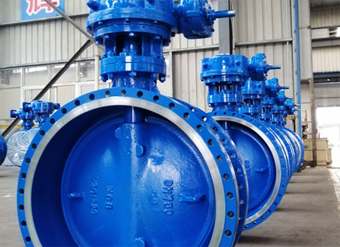 Double Flanged hard seal Concentrice butterfly valve